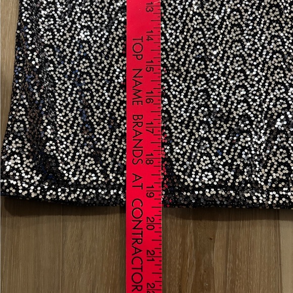 INC International Concepts Black and Silver Sequin Camisole - Picture 7 of 7